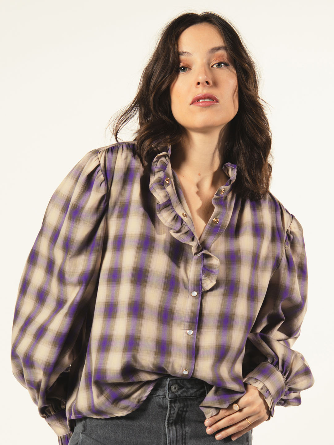 Camisa Kanopé Soline Tartan