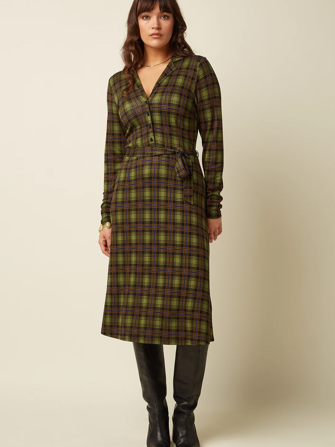 Vestido King Louie Lola Timber Check