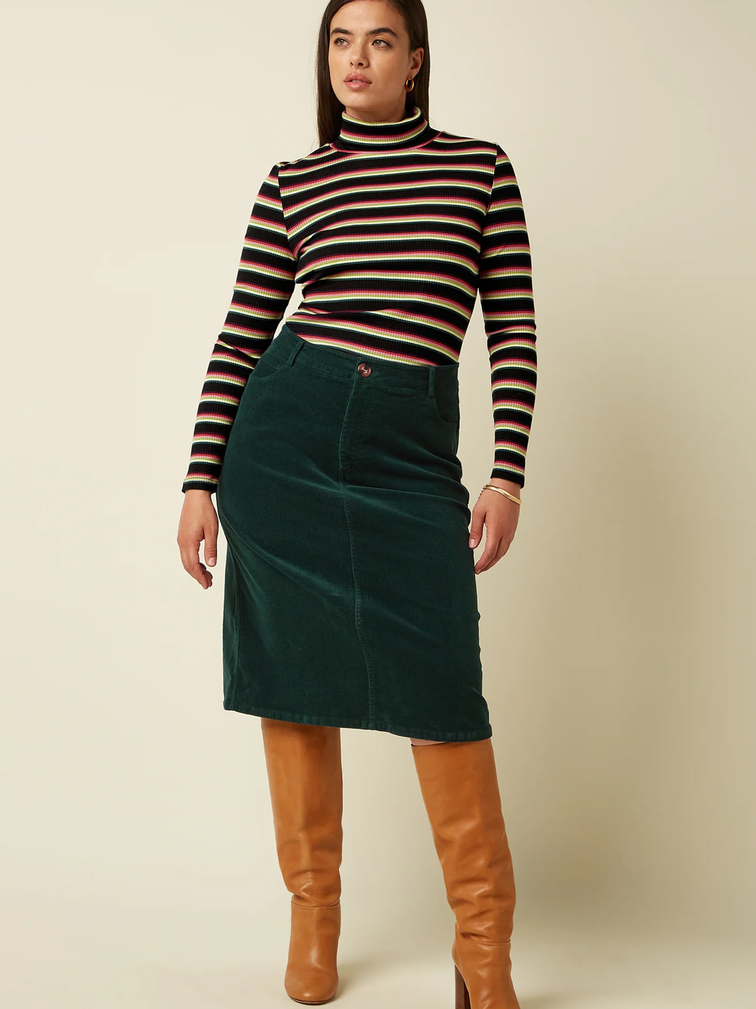 Top  King Louie Lottie Stripe Rollneck