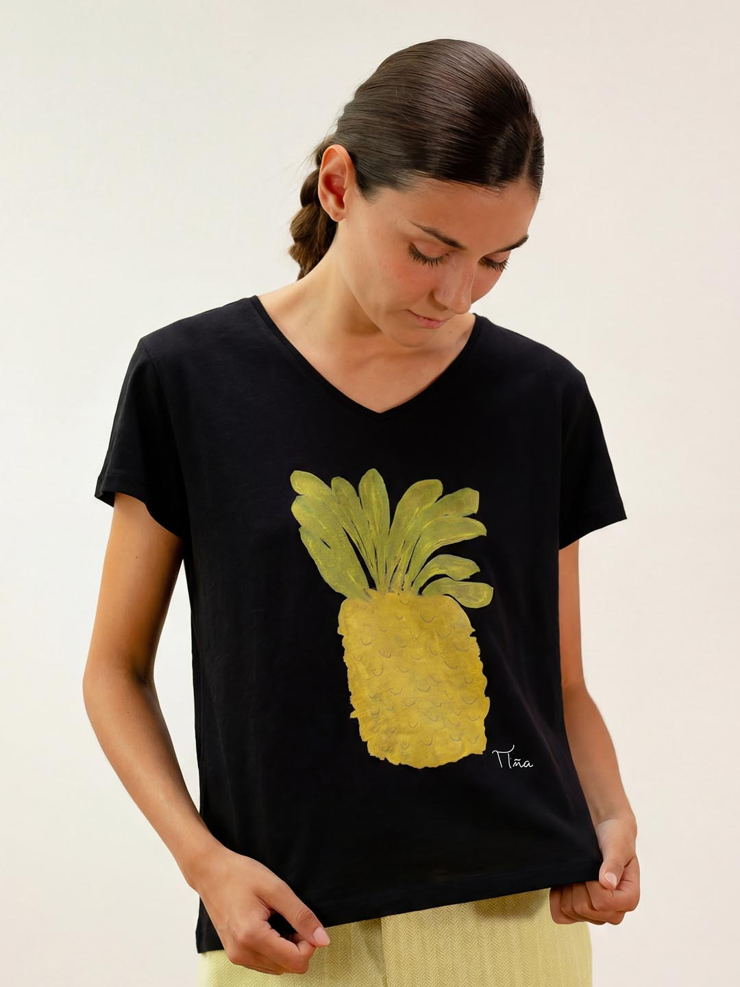 Camiseta Pan Producto Básico Piña