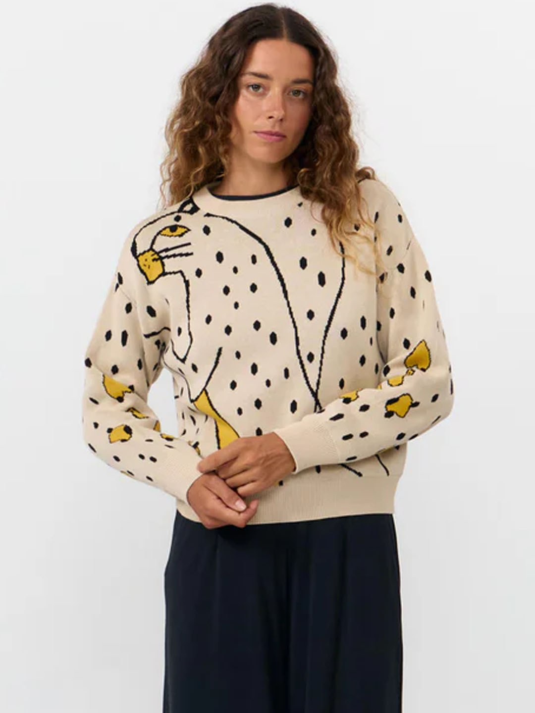 Jersei Suite13Lab Mariel Jumper Jacquard Spot