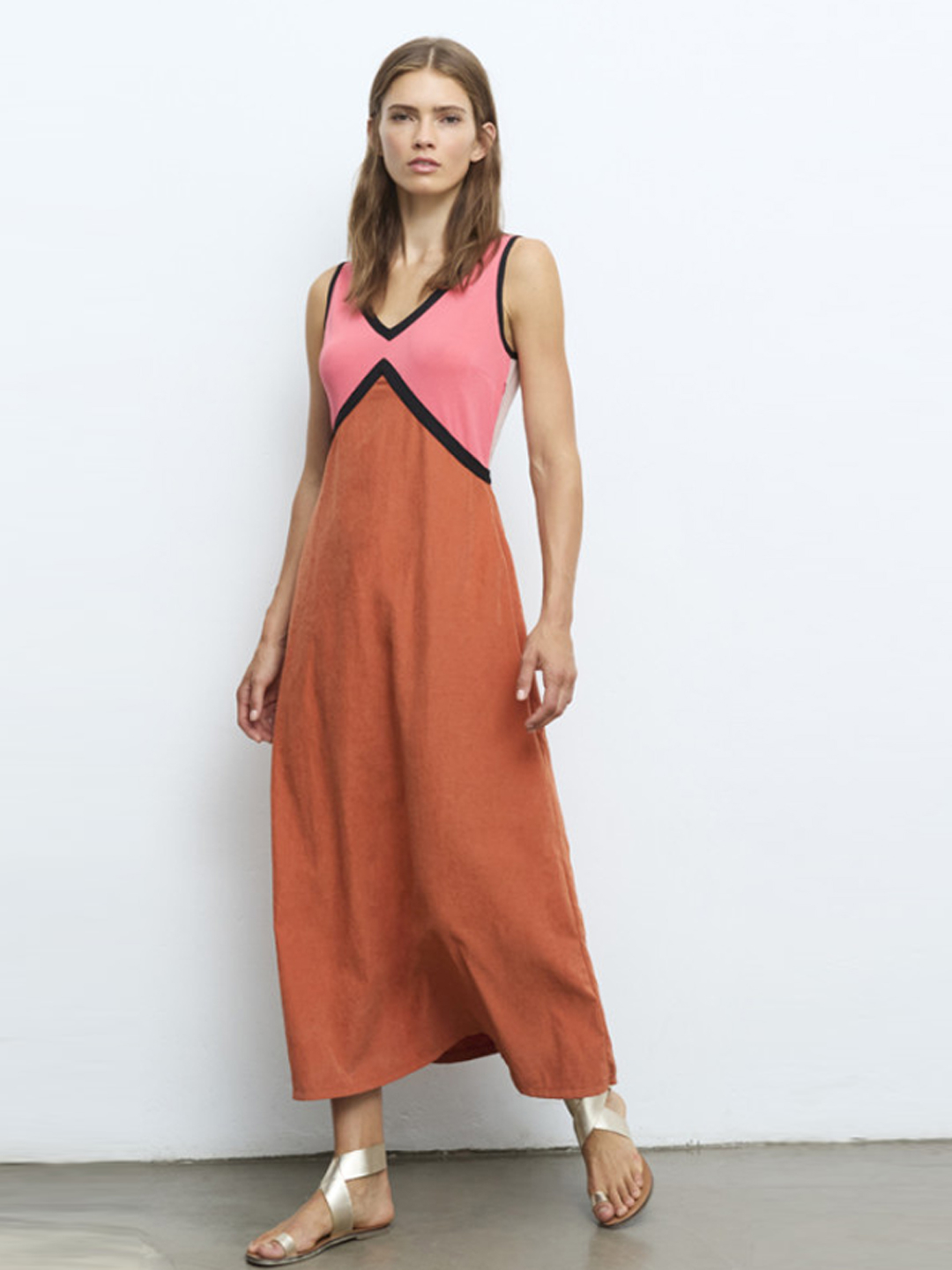 Vestido Aldo Martins Peach