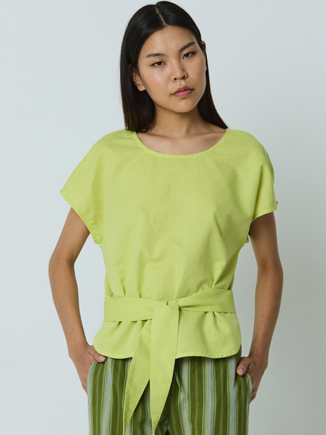 Blusa Mónica Lavandera Berilo Lime