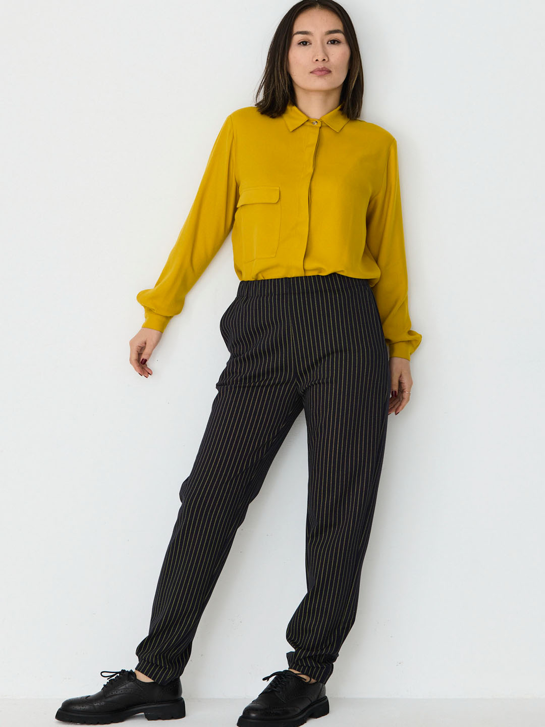Pantalón Mónica Lavandera Perca Phospho Stripes