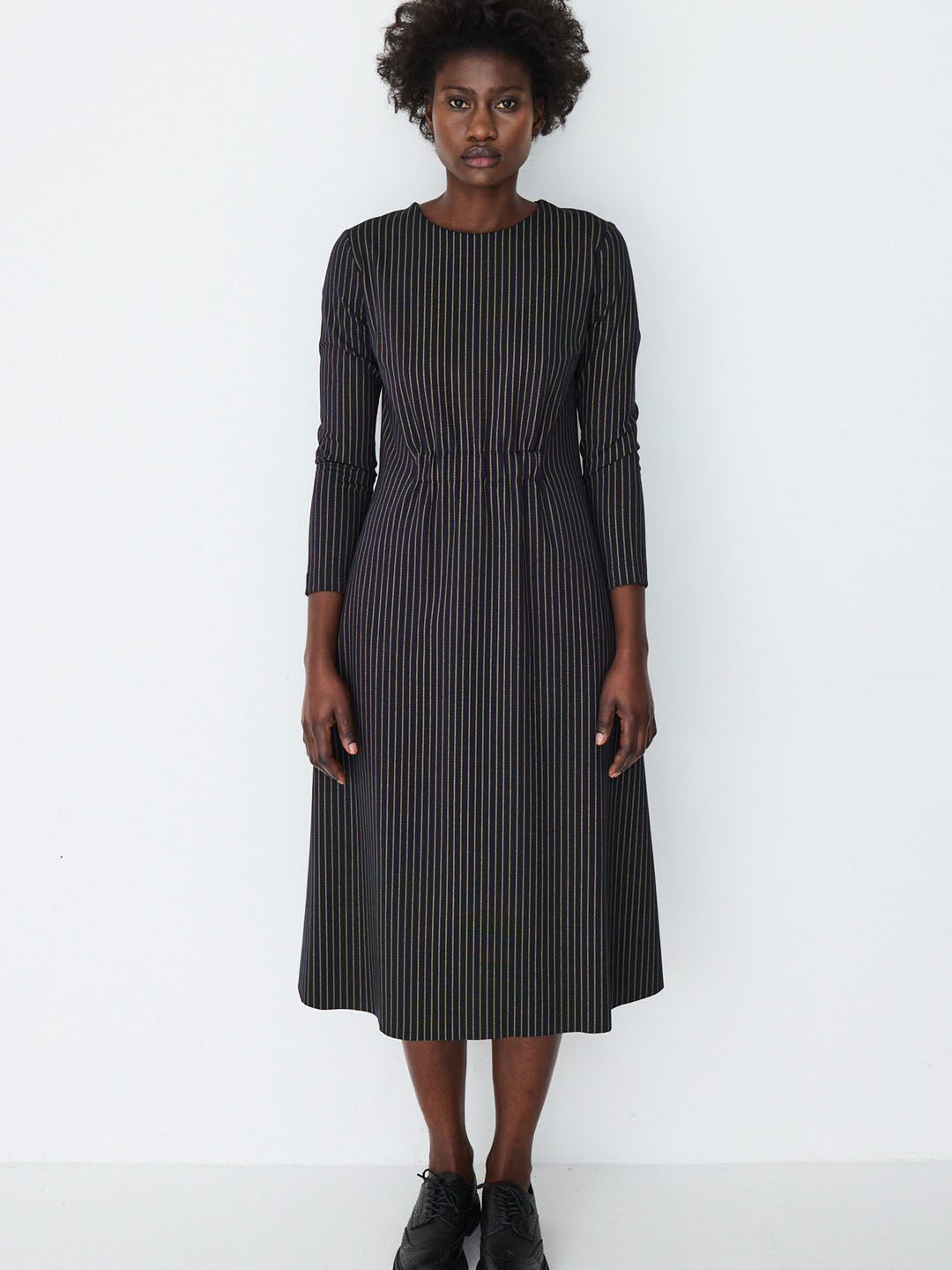 Vestido Mónica Lavandera Vieja Phospho Stripes