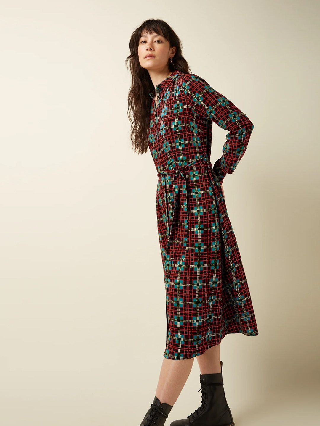 Vestido King Louie Olive Duna