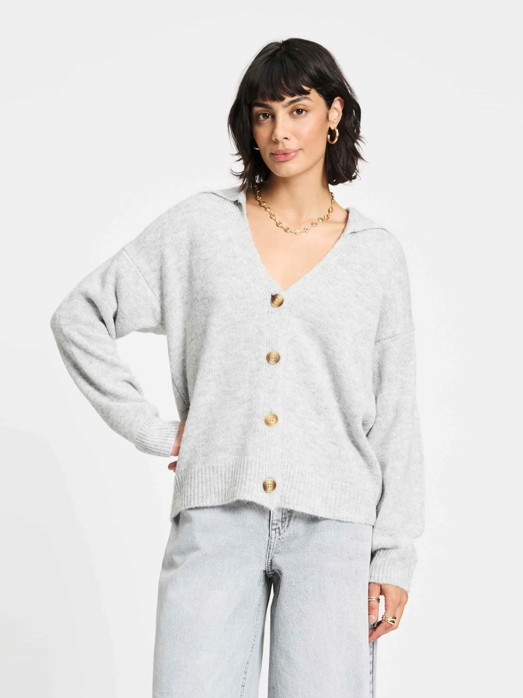 Chaqueta  Pom Amsterdam  Grey Melange
