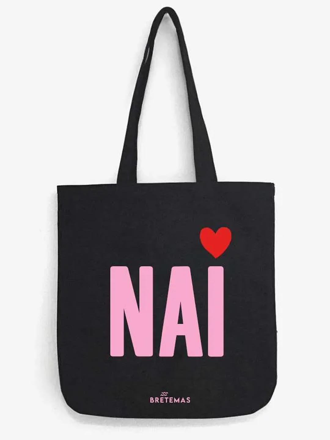 Saca Brétemas "NAI" cor negra