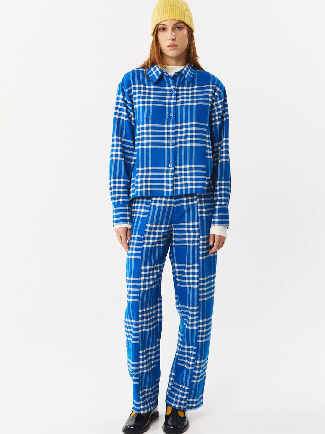 Camisa Suite13Lab Franela Sens Check Blue