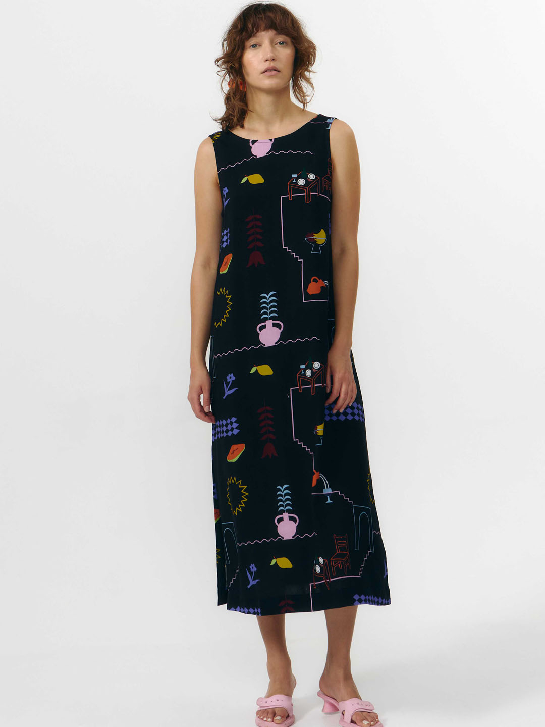 Vestido Suite13Lab Sena Print Holiday