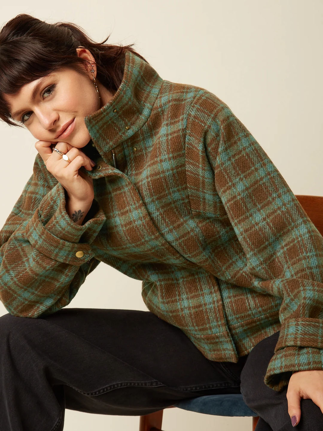 Chaqueta King Louie Varna Coppa Check