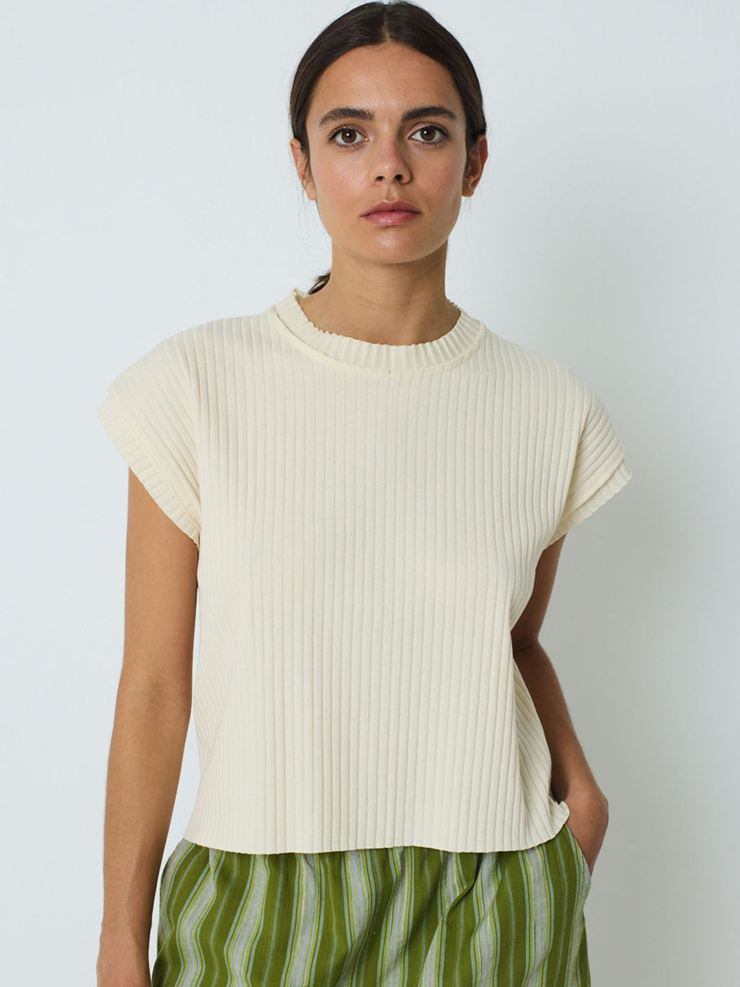 Top Mónica Lavandera Cassel Cream