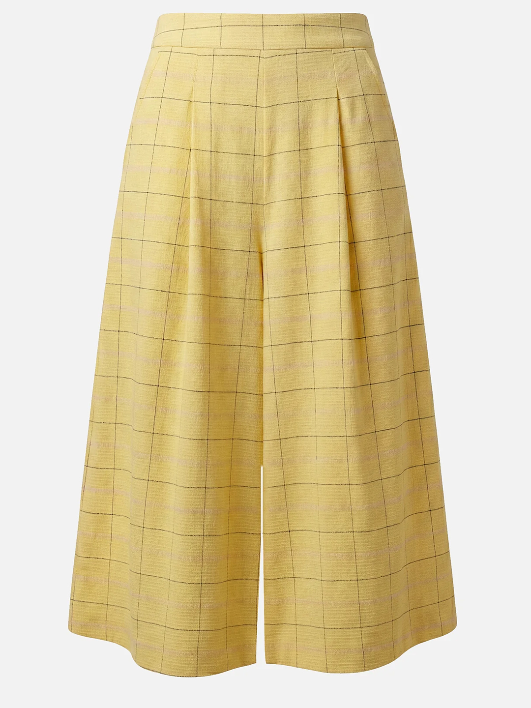 Pantalón Saia Pan Producto Básico Limón Cadros