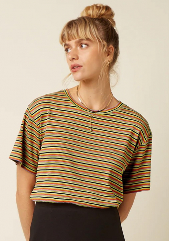 Camiseta King Louie Boxy Mistral Stripe