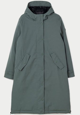 Abrigo Tänta Rainwear Givre Balsam Green