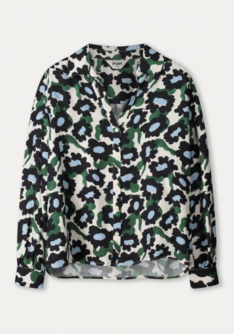 Camisa Pom Amsterdam Wild Flowers Ecru