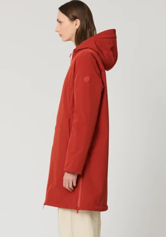 Abrigo Tänta Rainwear Verglas Red Ocre