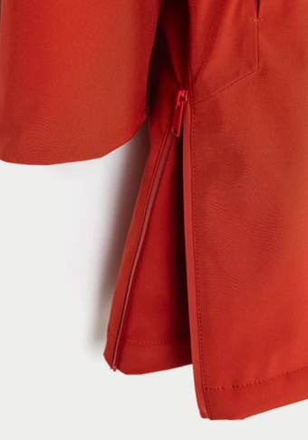 Abrigo Tänta Rainwear Verglas Red Ocre