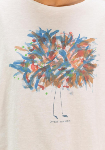 Camiseta Pan Producto Básico Overthinking