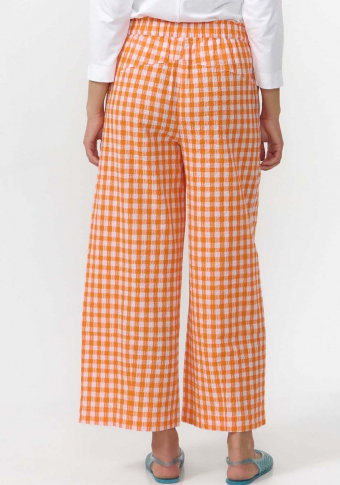 Pantalón Suite13Lab Santa Check Orange