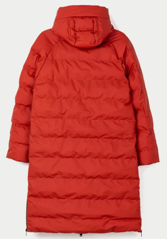 Abrigo plumífero Tänta Rainwear Rime Red Ochre