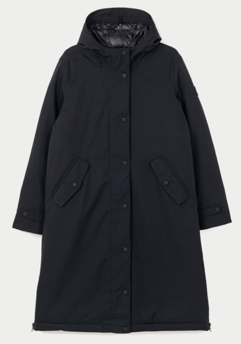 Abrigo Tänta Rainwear Givre Black