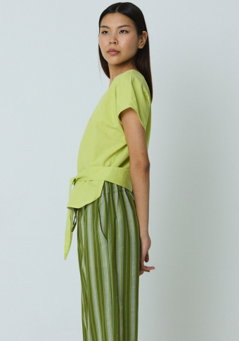 Blusa Mónica Lavandera Berilo Lime