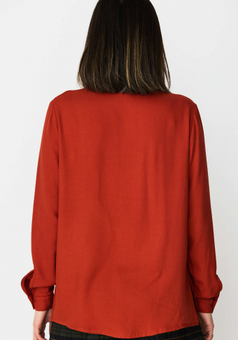 Camisa Monica Lavandera Cobia Terracota