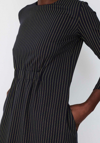 Vestido Mónica Lavandera Vieja Phospho Stripes