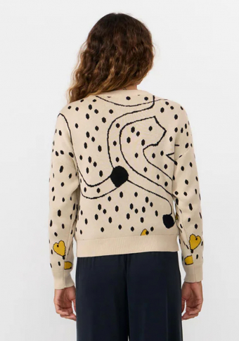 Jersei Suite13Lab Mariel Jumper Jacquard Spot