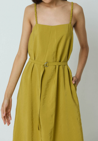 Vestido Mónica Lavandera Verona Golden