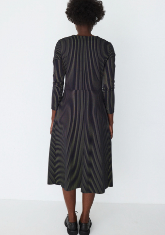 Vestido Mónica Lavandera Vieja Phospho Stripes