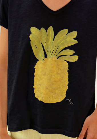 Camiseta Pan Producto Básico Piña