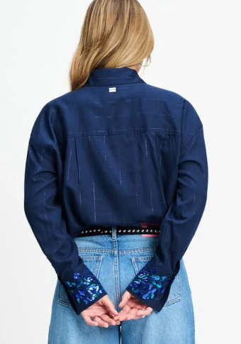 Camisa Pom Amsterdam Lexi Eternal Blue