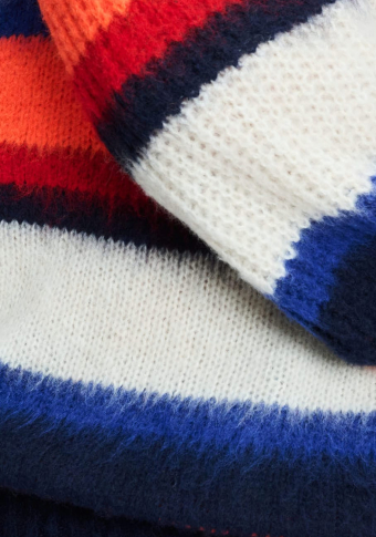 Jersey Pom Amsterdam Faye Streped Blue