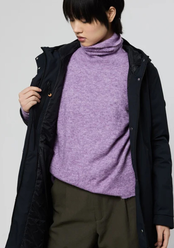 Abrigo Tänta Rainwear Gel Dark Navy