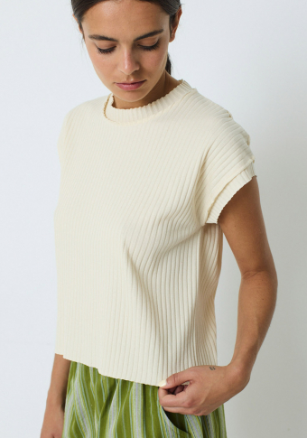 Top Mónica Lavandera Cassel Cream