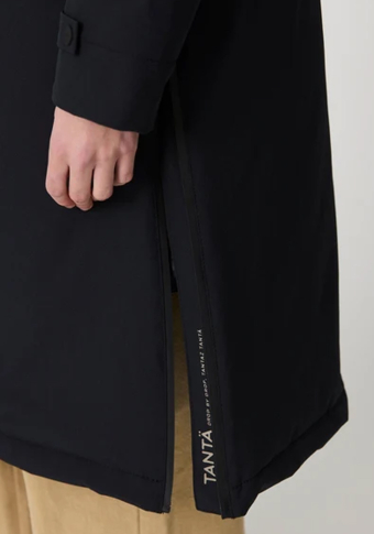 Abrigo Tänta Rainwear Givre Black