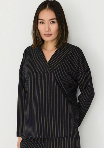 Top Mónica Lavandera Juliana Phospho Stripes