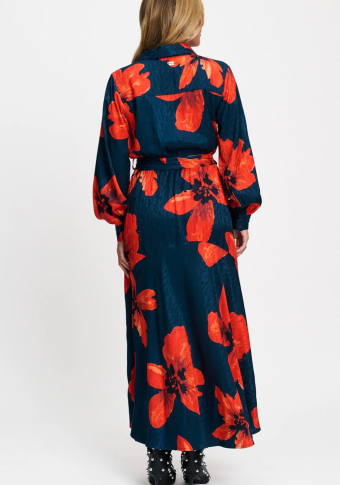 Vestido Pom Amsterdam Cato Bloom Rouge
