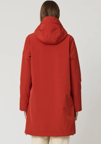 Abrigo Tänta Rainwear Verglas Red Ocre