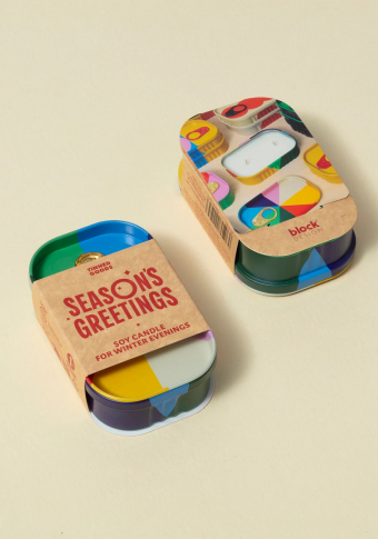 Caixa Sorpresa Block Design Seasons Greetings Candea