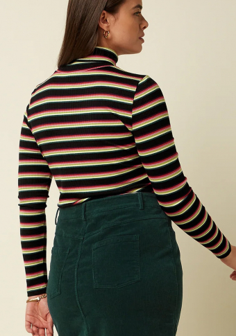 Top  King Louie Lottie Stripe Rollneck