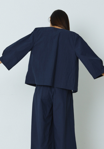 Chaqueta Mónica Lavandera Chamois Blue-collar