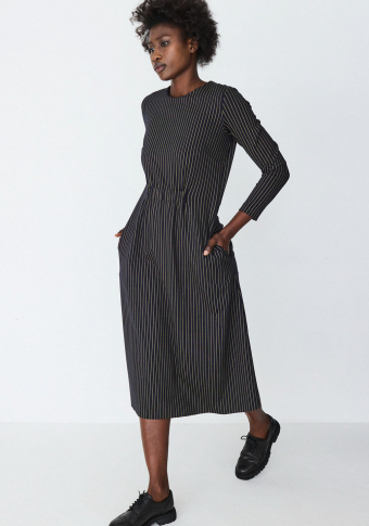 Vestido Mónica Lavandera Vieja Phospho Stripes