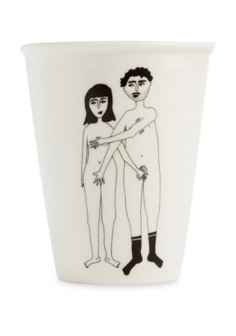 Taza cerámica ilustrada parella espida Helen B