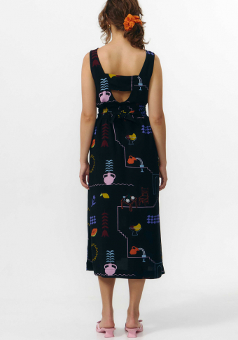 Vestido Suite13Lab Sena Print Holiday