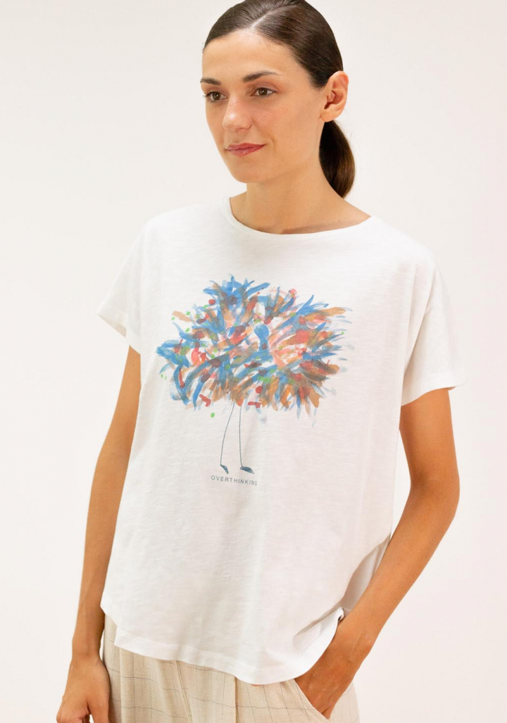 Camiseta Pan Producto Básico Overthinking