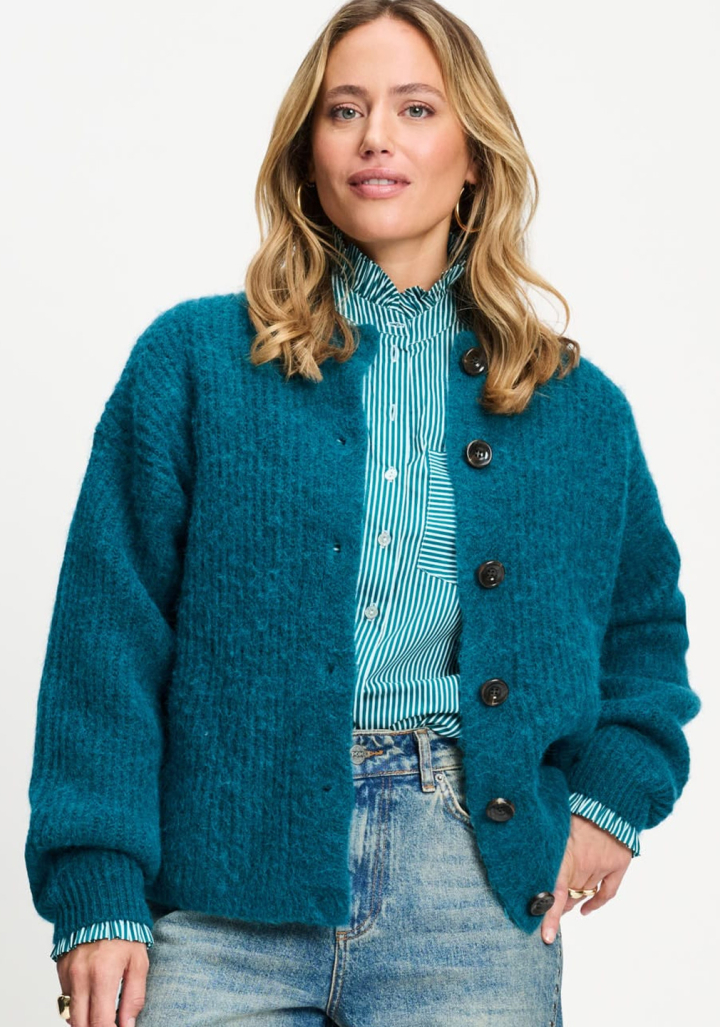 Chaqueta Pom Amsterdam Meryl Teal Green