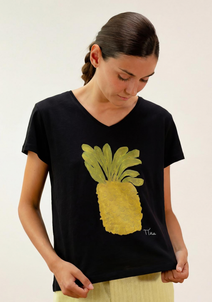 Camiseta Pan Producto Básico Piña